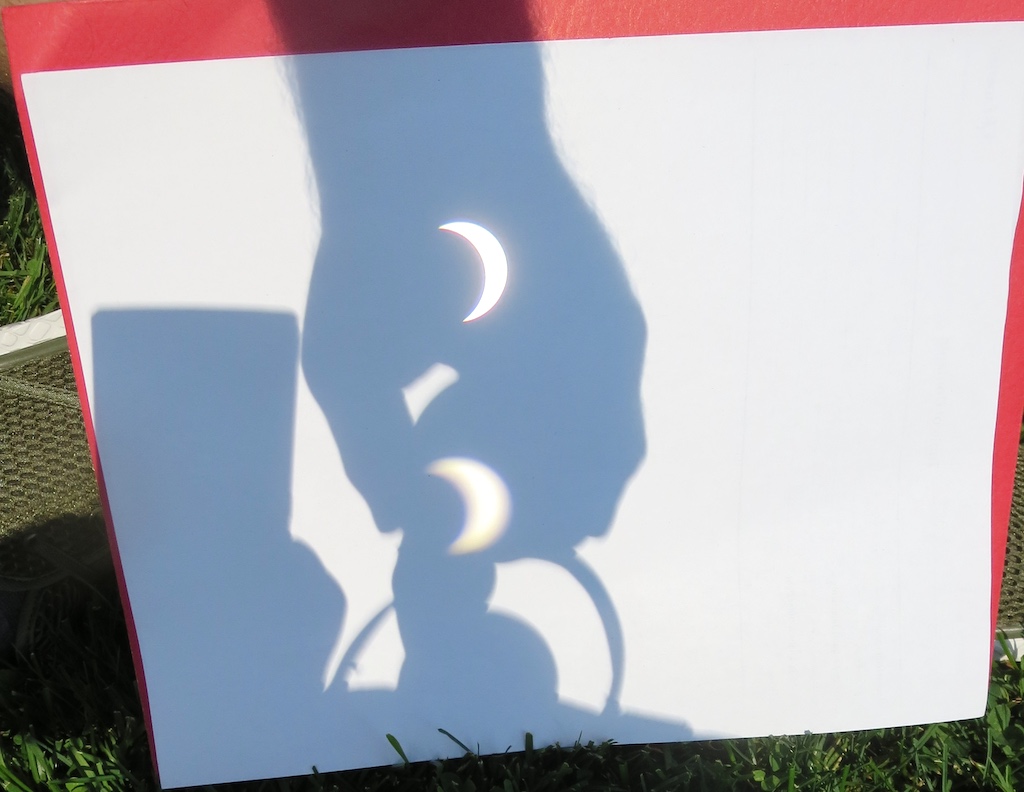 August, 2017 total solar eclipse (South from the path of totality)